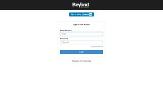
                            7. Login to your Account - Beyond Recruitment