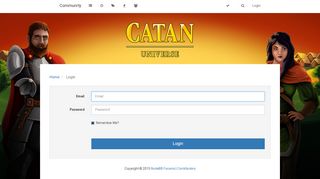 
                            5. Login to your account | Catan Universe Community