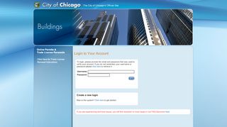 
                            1. Login to Your Account - City of Chicago Online Permits