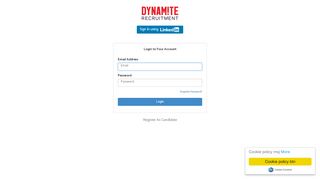 
                            6. Login to your Account - Dynamite Recruitment
