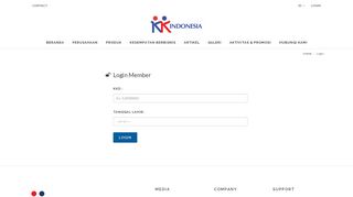 
                            1. Login to your Account - KK Indonesia