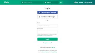 
                            2. Login to Your Account - OfferUp