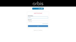 
                            8. Login to your Account - Orbis