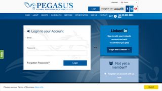 
                            12. Login to your Account - Pegasus