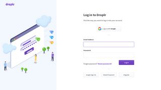 
                            1. login to your account - Register - Droplr