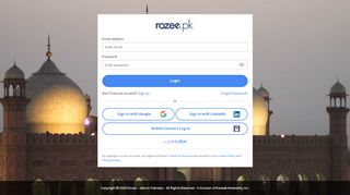 
                            2. Login to your account - ROZEE.PK
