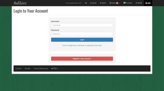 
                            7. Login to Your Account - SufiLive