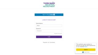 
                            13. Login to your Account - Thorn Baker Industrial