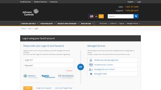 
                            12. Login to Your Account - Tyco Integrated Security