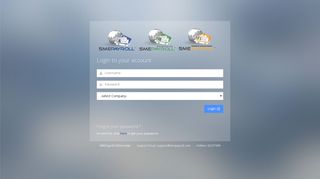 
                            2. Login to your account Username Password -select Company- --- SQ ...