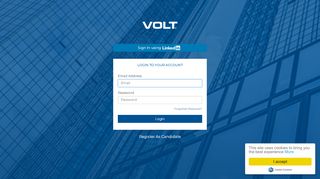 
                            3. Login to your Account - Volt