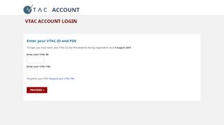 
                            1. Login to your account - VTAC