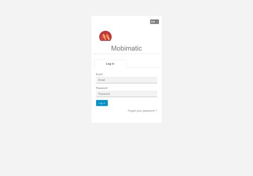 
                            1. Login to your admin interface - Sign in to Mobimatic
