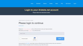 
                            4. Login to your Aristois.net account | Aristois.net - The Aristois Minecraft ...