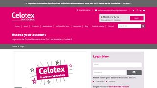 
                            6. Login to Your Celotex Members Area Account