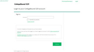 
                            8. Login to your CollegeBound 529 account