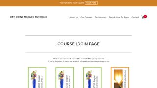 
                            10. Login to your course here — Catherine Mooney Tutoring