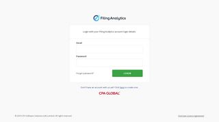 
                            4. Login to your Filing Analytics Account