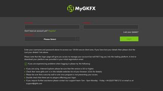 
                            3. Login to Your Forex Trading Account - GKFX