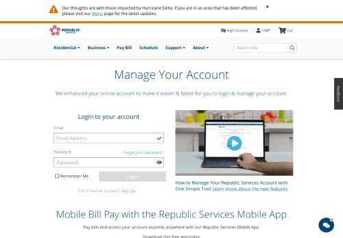 
                            12. Login to Your My Resource Account | Republic Services