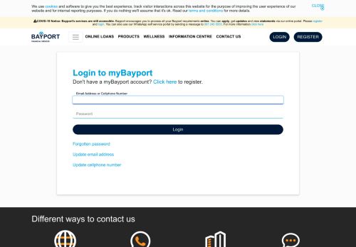 
                            9. Login to your myBayport Account | Bayport Account Login |