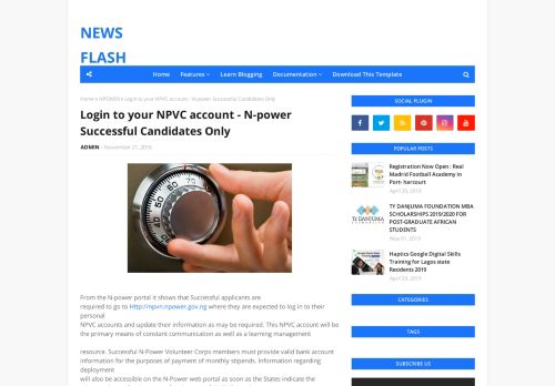 
                            10. Login to your NPVC account - N-power Successful Candidates Only ...