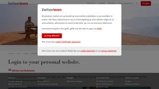 
                            2. Login to your personal website. - Zwitserleven