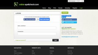 
                            6. Login to your private account - Online Spell Check