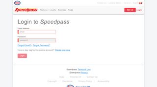 
                            12. Login to your Speedpass Account | Esso