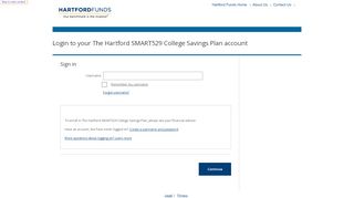 
                            10. Login to your The Hartford SMART529 College Savings Plan account