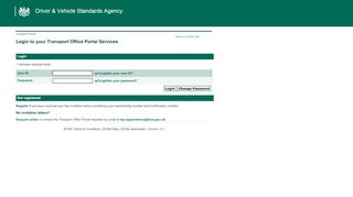 
                            3. Login to your Transport Office Portal Services