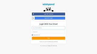 
                            4. Login to your Wishpond account to publish a Campaign to this page