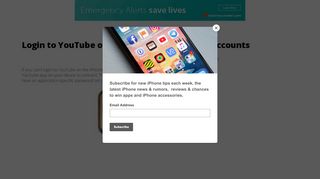 
                            13. Login to YouTube on the iPhone with Google Accounts - Iphonefaq