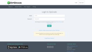 
                            1. Login to ZipGrade Cloud