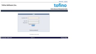 
                            1. Login - Tofino Software Inventory Replenishment Solutions