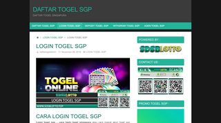 
                            1. LOGIN TOGEL SGP | DAFTAR TOGEL SGP