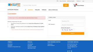 
                            9. Login - Toko Modern Fastpay - Murah, Lengkap, Bayarnya Gampang