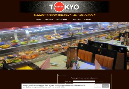 
                            13. Login • Tokyo Running Sushi Bar und Restaurant in Kassel