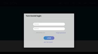 
                            12. Login – Tom Social