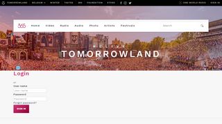 
                            4. Login :: Tomorrowland Media