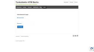 
                            10. Login - Tonkollektiv HTW Berlin