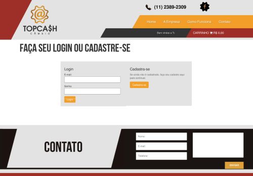 
                            12. Login | Top Cash Cambio