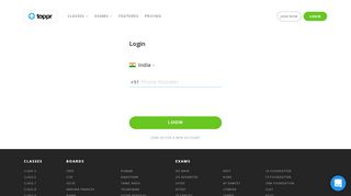 
                            2. Login - Toppr