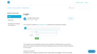 
                            1. Login – TourDash