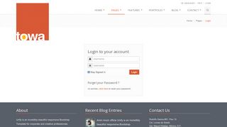 
                            3. Login - TOWA Software