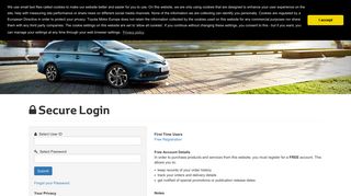 
                            3. Login - Toyota Service Information