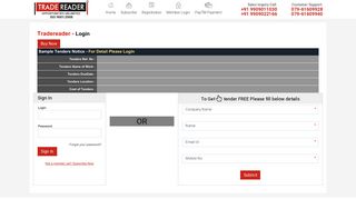 
                            3. Login - Tradereader.com
