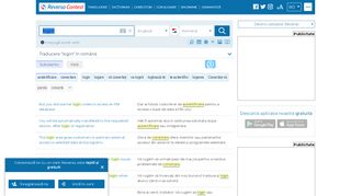 
                            3. login - Traducere în română - exemple în engleză | Reverso Context