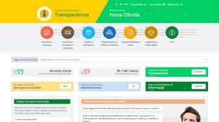 
                            12. Login - Transparência | MUN. NOVA OLINDA