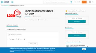 
                            4. LOGIN TRANSPORTES NAC E INT LTDA | ConnectAmericas